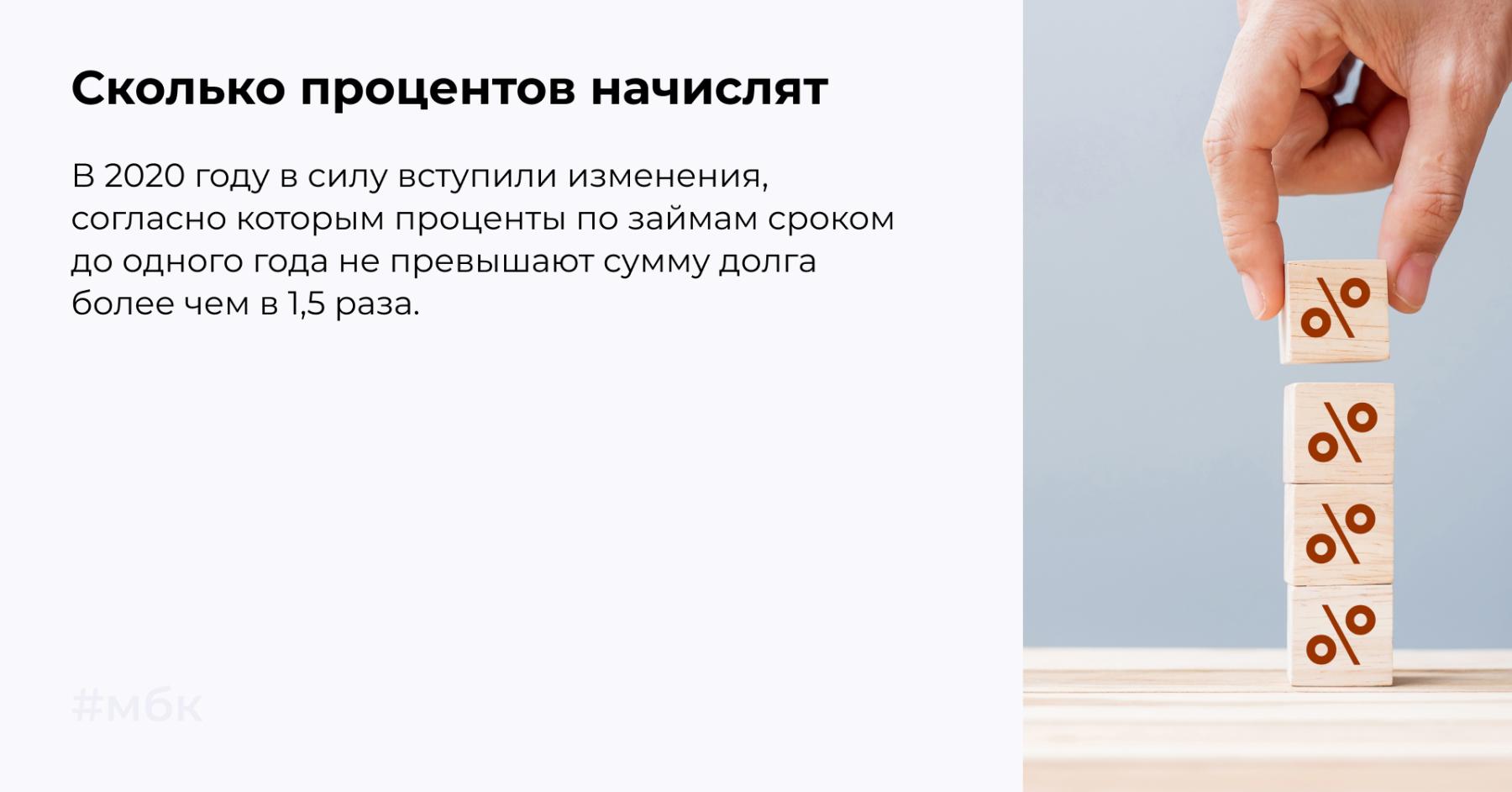 Сколько процентов начислят